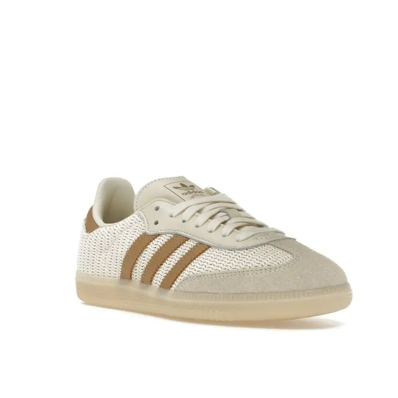 Sneakers Unisex Adidas Samba OG Bianco Crema Cartone Crystal-Sand JI3185 44⅔ miniatura 3