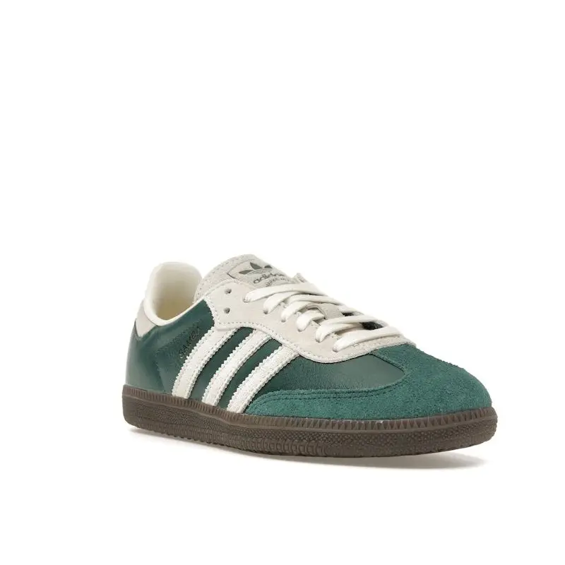 Sneakers Unisex adidas Samba OG Collegiate Green Cream Bianco Crema Gomma JI3215 45⅓ miniatura 2
