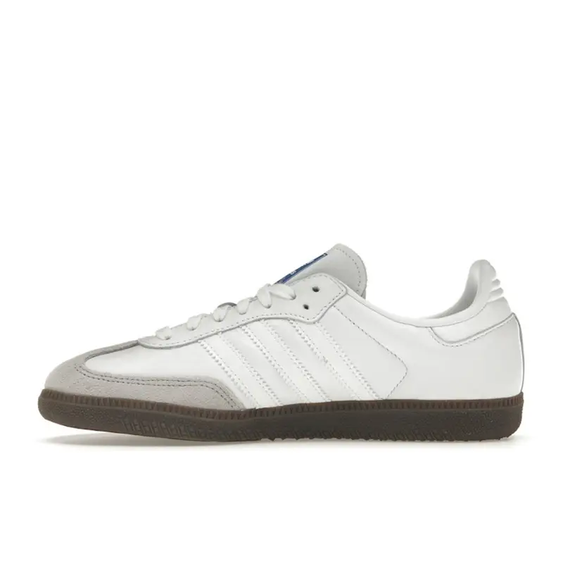 Sneakers Unisex Adidas Samba OG Doppio Bianco Gomma Bianco Nuvola IE3439 42 miniatura 2