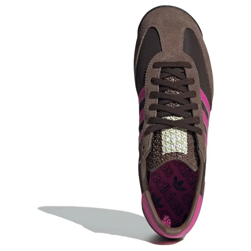 Sneakers Unisex Adidas SL72 RS Marrone Scuro Fucsia Lucido Terra-Strata JI2494 44 miniatura 4
