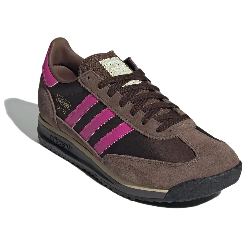 Sneakers Unisex Adidas SL72 RS Marrone Scuro Fucsia Lucido Terra-Strata JI2494 47⅓ miniatura 3