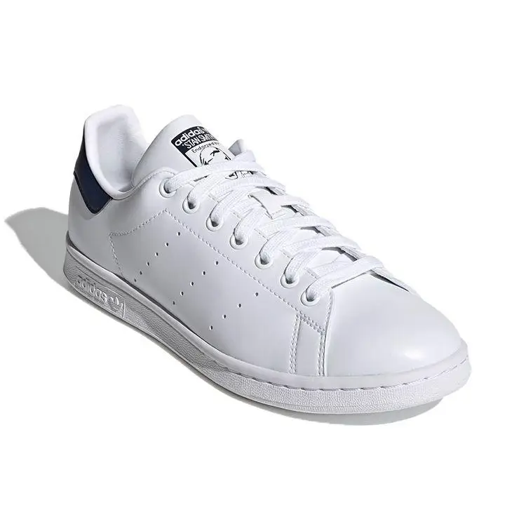 Sneakers Unisex adidas Stan Smith Bianche Blu Navy Collegiale Bianco Nuvola FX5501 37⅓ miniatura 2