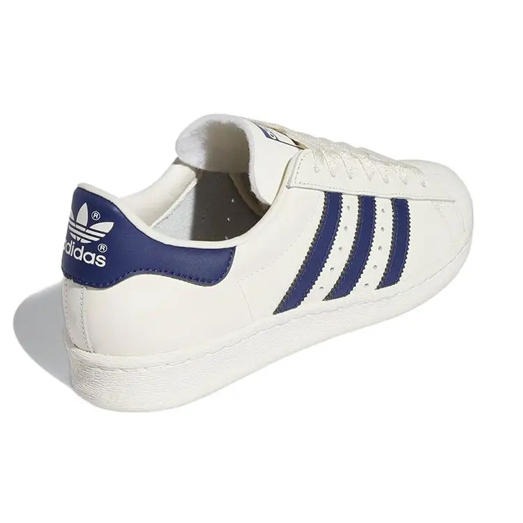 Sneakers Unisex Adidas Superstar 82 Bianco Blu Scuro Bianco Nuvola Bianco Sporco GZ1537 41⅓ miniatura 5