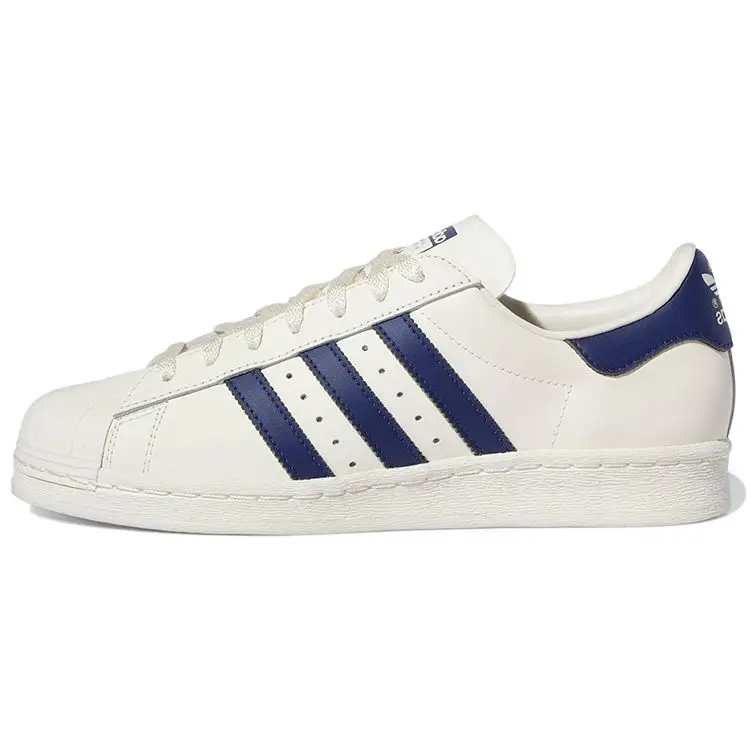 Sneakers Unisex Adidas Superstar 82 Bianco Blu Scuro Bianco Nuvola Bianco Sporco GZ1537 42⅔