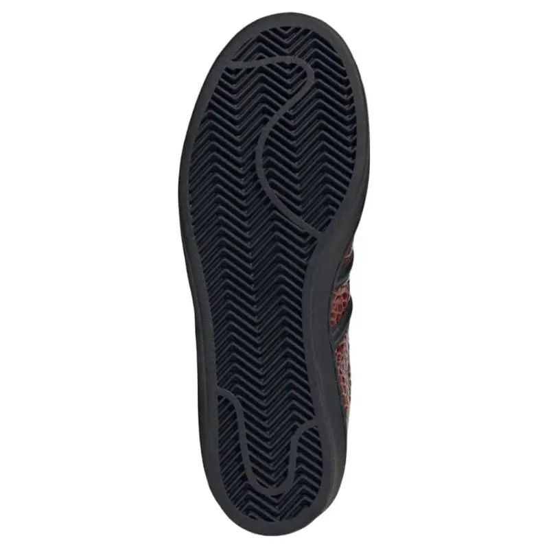 Sneakers Unisex Adidas Superstar Vintage Marrone Volpe Coccodrillo Nero Core-Oro-Beige JQ3258 42 miniatura 3