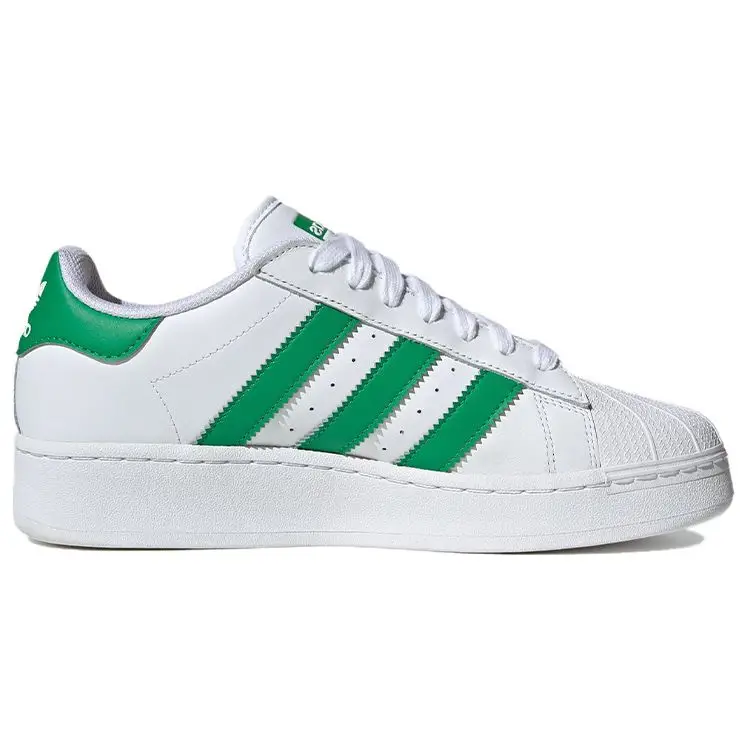 Sneakers Unisex Adidas Superstar XLG Bianco Verde Bianco Nuvola IF8069 44 miniatura 2