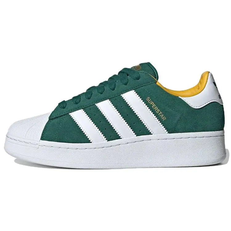 Sneakers Unisex Adidas Superstar XLG Collegiate Green White Bianco Nuvola Oro Audace ID4658 36⅔