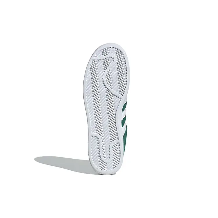 Sneakers Unisex Adidas Superstar XLG Collegiate Green White Bianco Nuvola Oro Audace ID4658 47⅓ miniatura 5