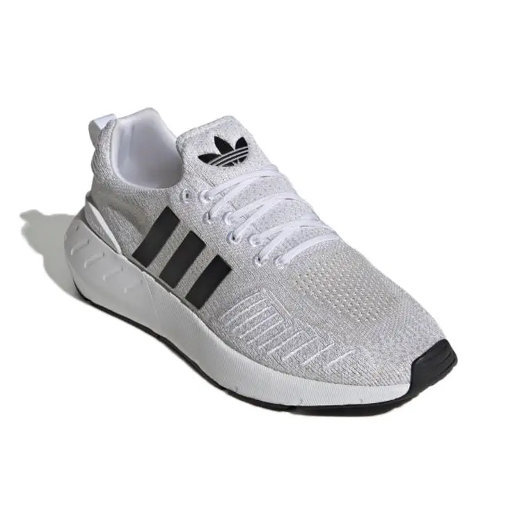 Sneakers Unisex Adidas Swift Run 22 Bianco Grigio Bianco Nuvola Nero Core Grigio Uno GY3047 46⅔ miniatura 4