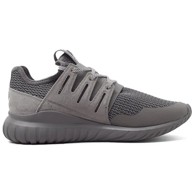 Sneakers Unisex Adidas Tubular Radial Grigio Carbone Grigio Solido Bianco Vintage S76718 44⅔ miniatura 2