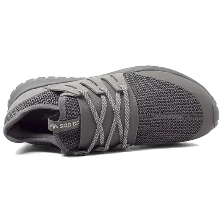 Sneakers Unisex Adidas Tubular Radial Grigio Carbone Grigio Solido Bianco Vintage S76718 44⅔ miniatura 3