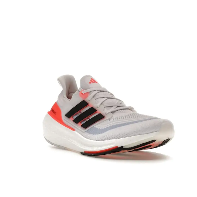 Sneakers Unisex Adidas UltraBoost Light Bianco Solare Rosso Bianco Nuvola Nero Core HQ6351 39⅓ miniatura 4