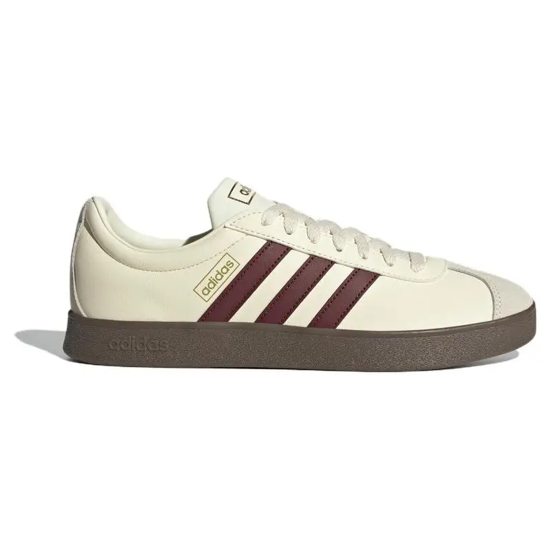 Sneakers Unisex Adidas VL Court 2 0 Avorio Ombra Rosso Gomma Crema Oro-Metallizzato JH5062 43⅓ miniatura 3