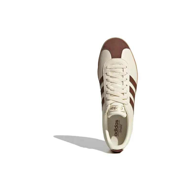 Sneakers Unisex Adidas VL Court 2 0 Crema Marrone Gomma ID6016 36 miniatura 4