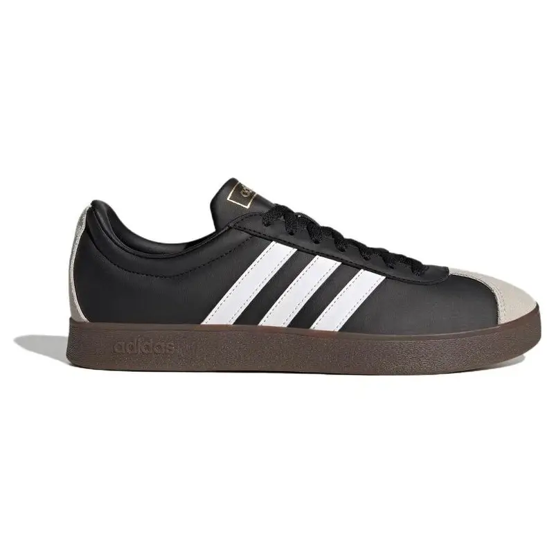 Sneakers Unisex Adidas VL Court 2 0 Nero Bianco Gomma Core-Black Cloud-White ID6017 35⅔ miniatura 4