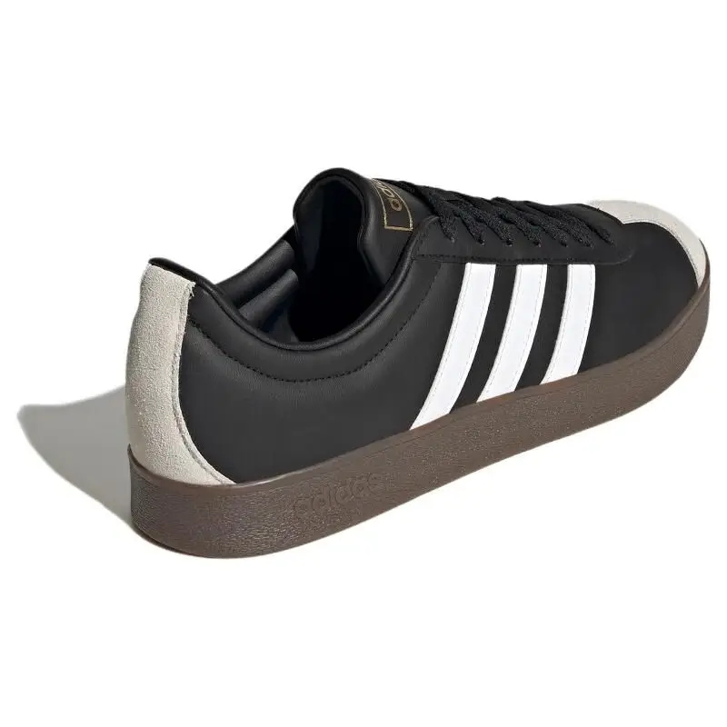 Sneakers Unisex Adidas VL Court 2 0 Nero Bianco Gomma Core-Black Cloud-White ID6017 37⅓ miniatura 3