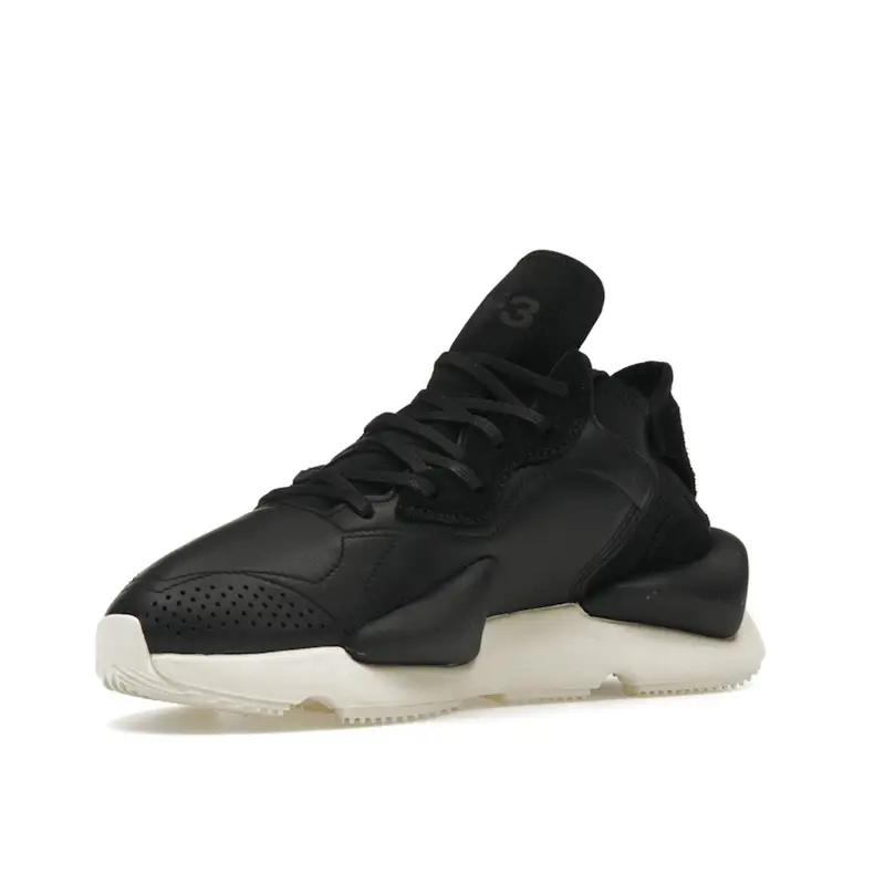 Sneakers Unisex Adidas Y-3 Kaiwa Nero Bianco Sporco ID5429 37⅓ miniatura 2