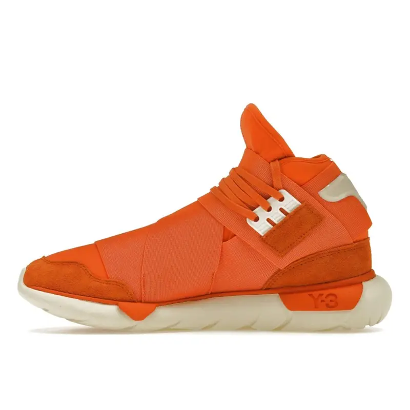 Sneakers Unisex Adidas Y-3 Qasa High Arancioni Bianco Panna HQ3734 44⅔ miniatura 5