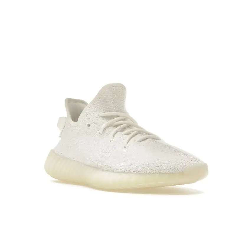 Sneakers Unisex Adidas Yeezy Boost 350 V2 Bianco Panna / Triplo Bianco Core-White CP9366 49⅓ miniatura 3