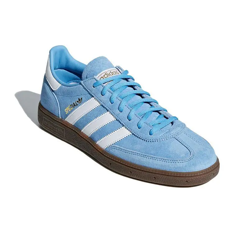 Sneakers Unisex Azzurro Chiaro Adidas Handball Spezial Bianco Nuvola Gomma BD7632 47⅓ miniatura 4