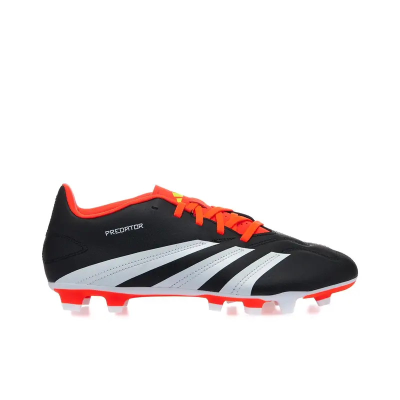 Sneakers uomo da calcio nere e bianche Predator Club Flexible Ground