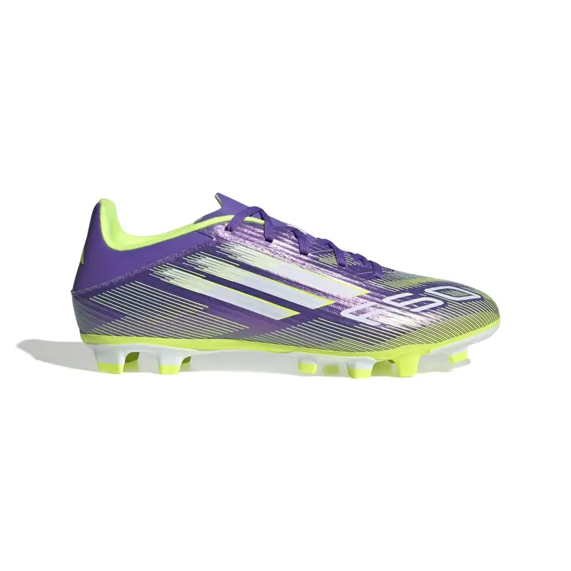 Sneakers uomo gialle e viola da calcio F50 Club
