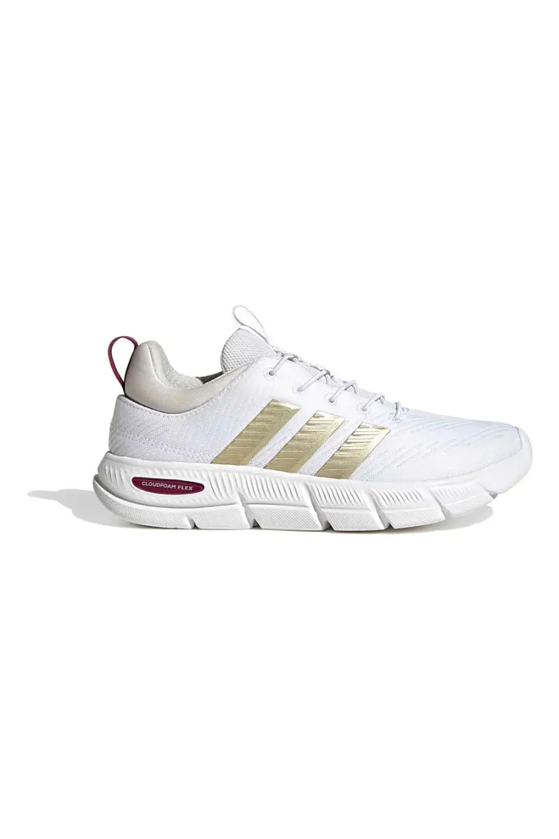 Sneakers White Cloudfoam lacci elasticizzati Adidas Cloudfoam Flex [BIANCO]