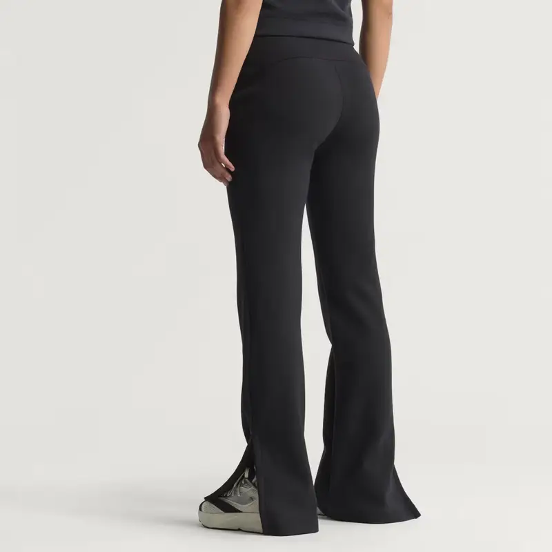 Soft Lux Flared Pants Black miniatura 2