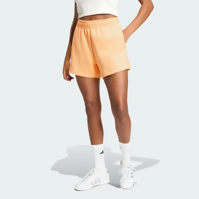 Soft Lux Loose Shorts Semi Ice Tangerine