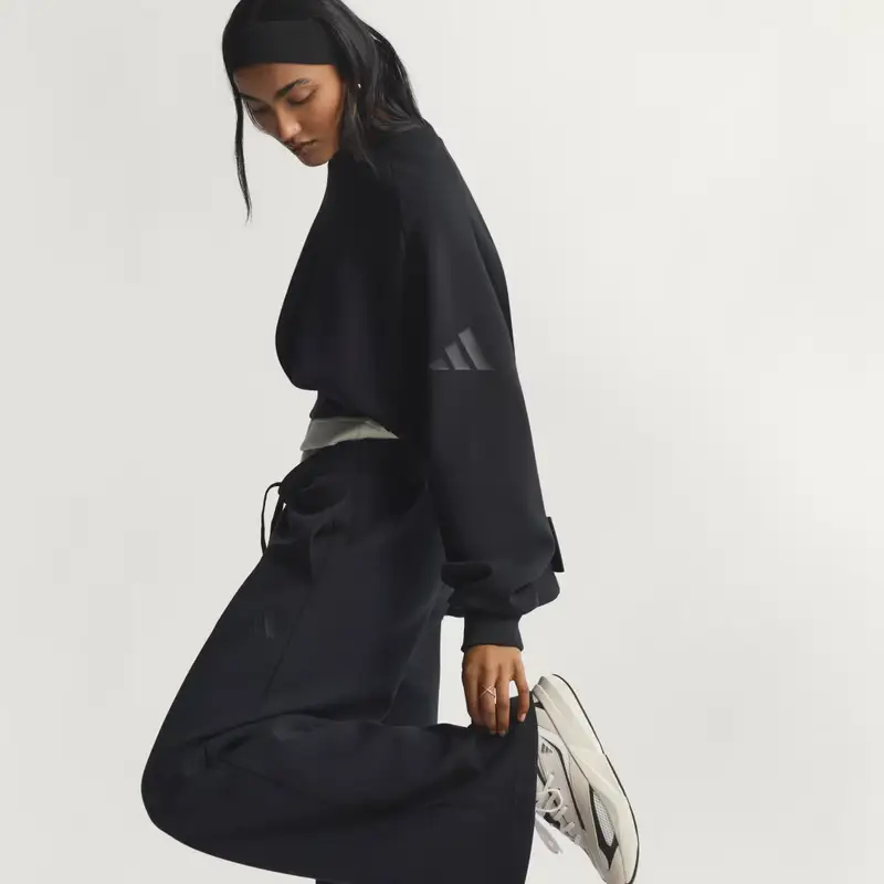 SOFT LUX PANTALONI A GAMBA DRITTA Black miniatura 3