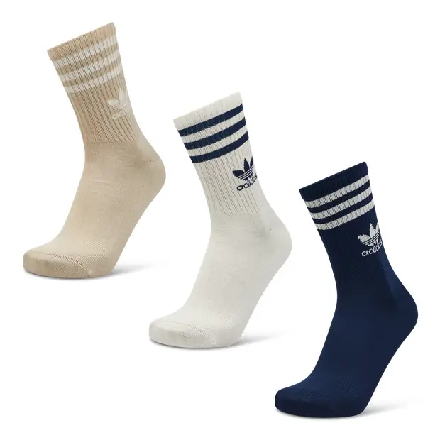 Solid Crew 3 Pack Unisex - Calze Beige