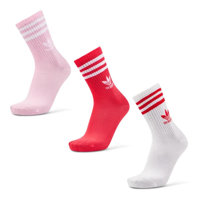Adidas Solid Crew 3 Pack unisex Calze - Bianco - Foot Locker