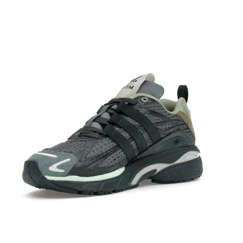 Song for the Mute x adidas Adistar Cushion Verde Ombra Onice Audace Sneakers Unisex Verde Collegiale JH9008 41⅓ miniatura 4