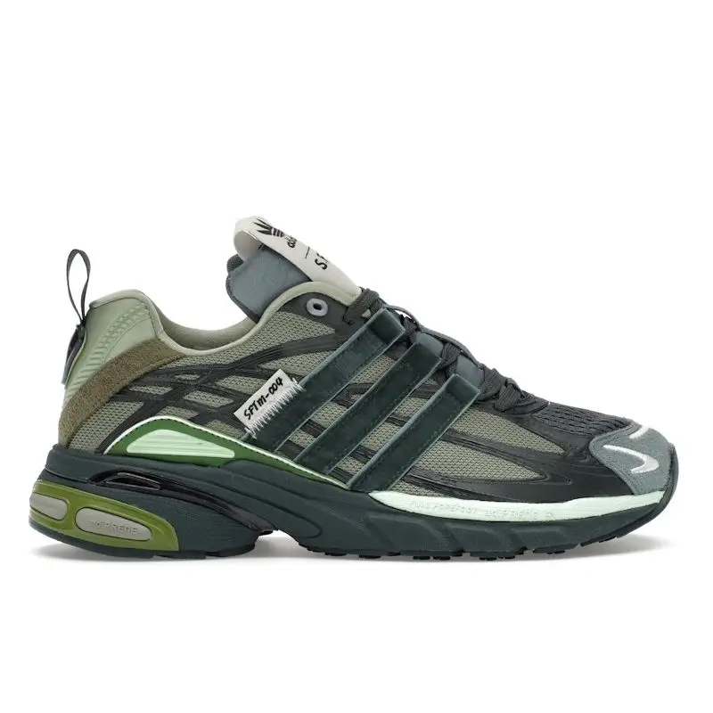 Song for the Mute x adidas Adistar Cushion Verde Ombra Onice Audace Sneakers Unisex Verde Collegiale JH9008 44⅔