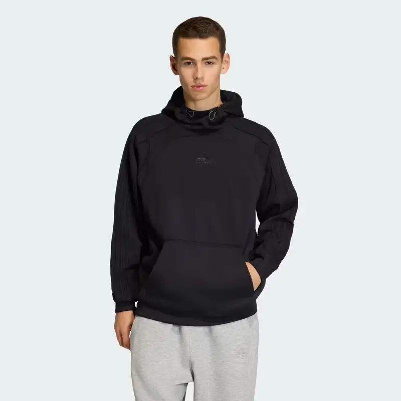 SPACER CUTLINE HOODIE Black