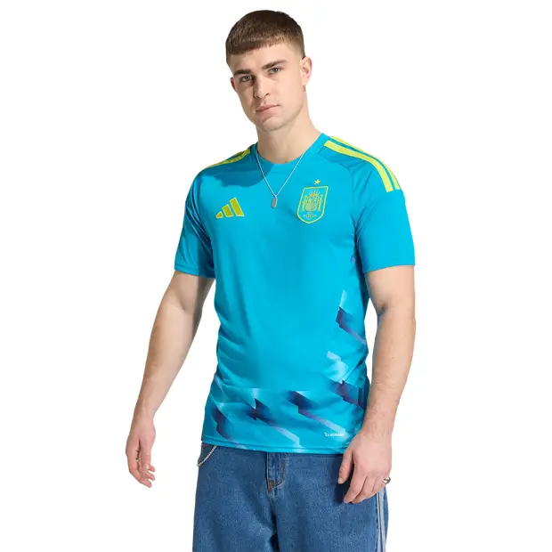 Spain 26 Home Replica Goalkeeper Jersey Uomo - Maglie/Repliche Blu - Mesh Blue