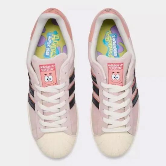 SpongeBob SquarePants x adidas Originals Superstar Patrick Star JQ6778 EU 38 5 colore grigio scuro miniatura 3