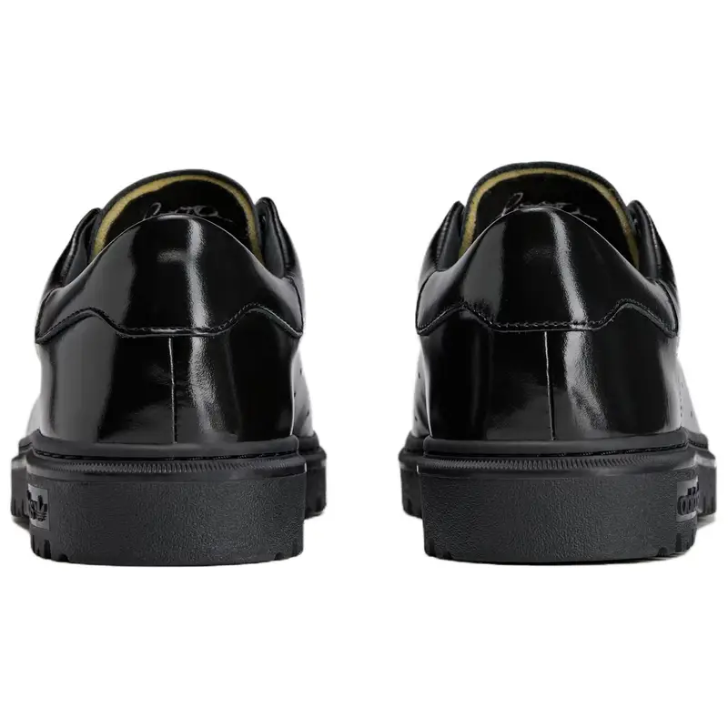 SpongeBob SquarePants x adidas Stan Smith Tempo Libero Sneakers Unisex in Pelle Verniciata Nera Core-Black Cloud-White JQ6779 44⅔ miniatura 3