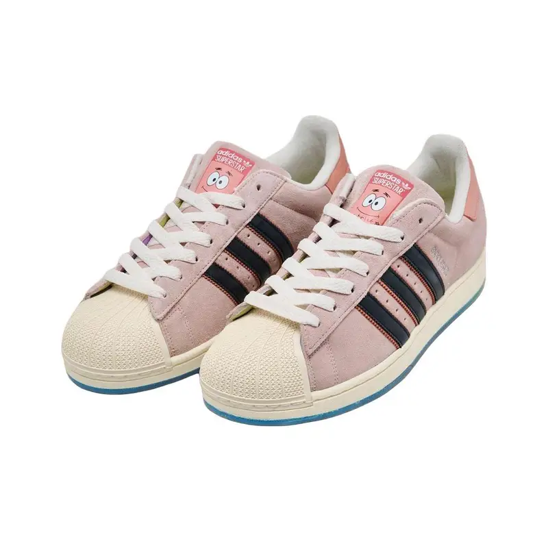 SpongeBob SquarePants x adidas Superstar Patrick Star Sneakers Unisex Rosa Colore Fornitore Nero Core JQ6778 36⅔ miniatura 3
