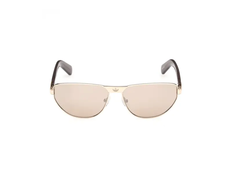 Unisex Adidas Sport OR0143 32G Occhiali da sole Oro Marrone Geometrica Normale miniatura 2