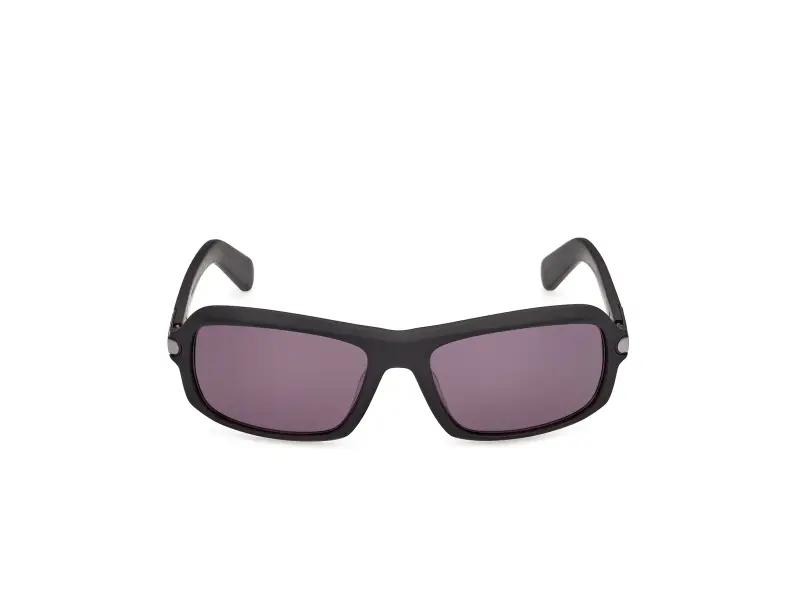 Unisex Adidas Sport OR0144 02A Occhiali da sole Acetato Nero Fumo Squadrata Normale miniatura 2