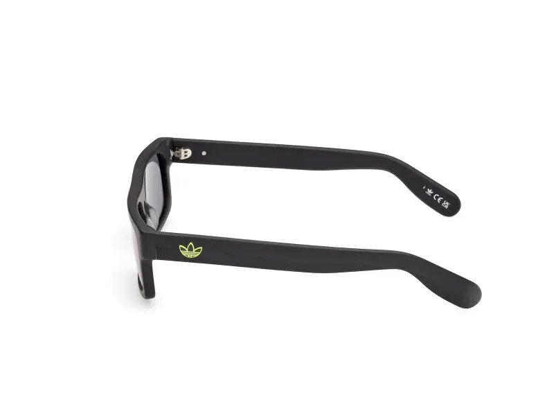 Unisex Adidas Sport OR0145 02Q Occhiali da sole Acetato Nero Verde Squadrata Normale miniatura 3