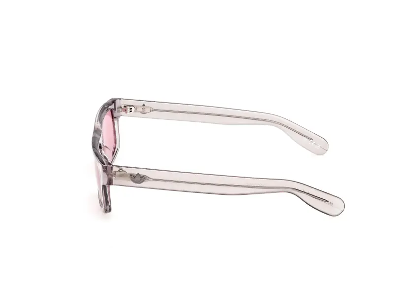 Unisex Adidas Sport OR0145 20Y Occhiali da sole Acetato Grigio Viola Squadrata Normale miniatura 3