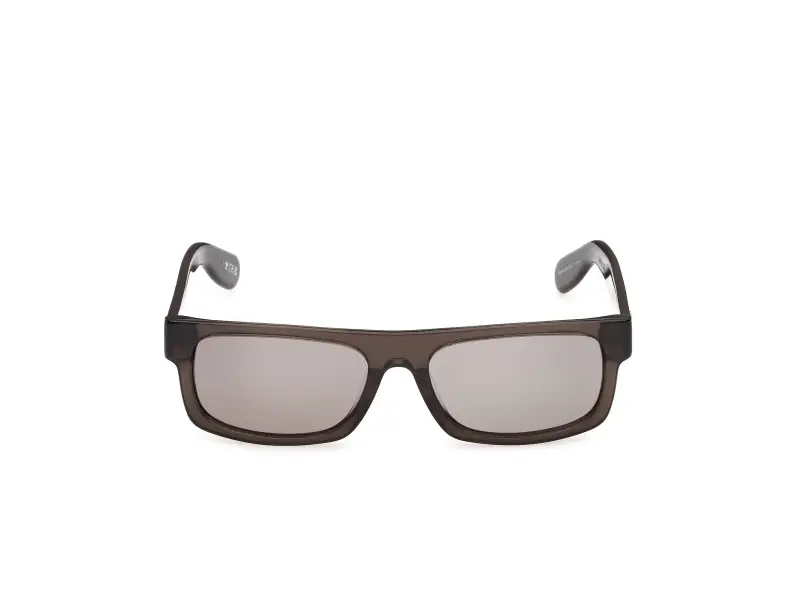 Unisex Adidas Sport OR0145 48A Occhiali da sole Acetato Marrone Fumo Squadrata Normale miniatura 2