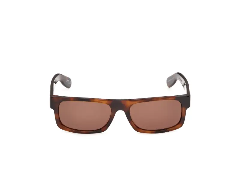 Unisex Adidas Sport OR0145 52E Occhiali da sole Acetato Havana Marrone Squadrata Normale miniatura 2