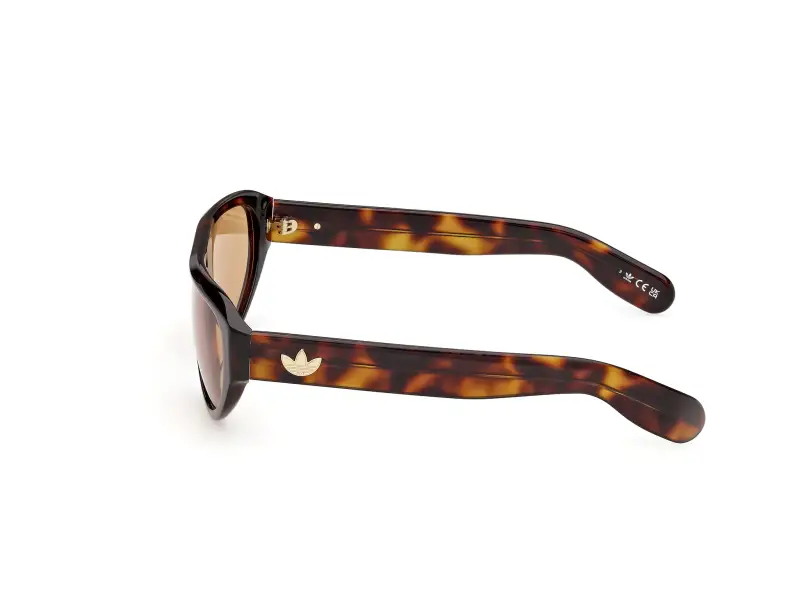 Unisex Adidas Sport OR0146 53E Occhiali da sole Acetato Havana Marrone Pilot Normale miniatura 3