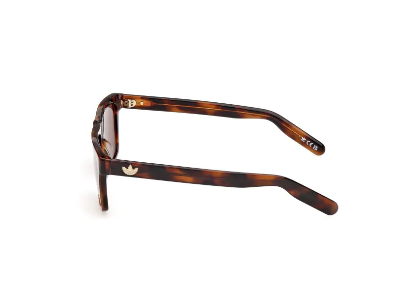 Unisex Adidas Sport OR0147 52E Occhiali da sole Acetato Havana Marrone Squadrata Normale miniatura 3