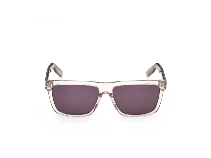 Unisex Adidas Sport OR0147 57Y Occhiali da sole Acetato Beige Fumo Squadrata Normale miniatura 2