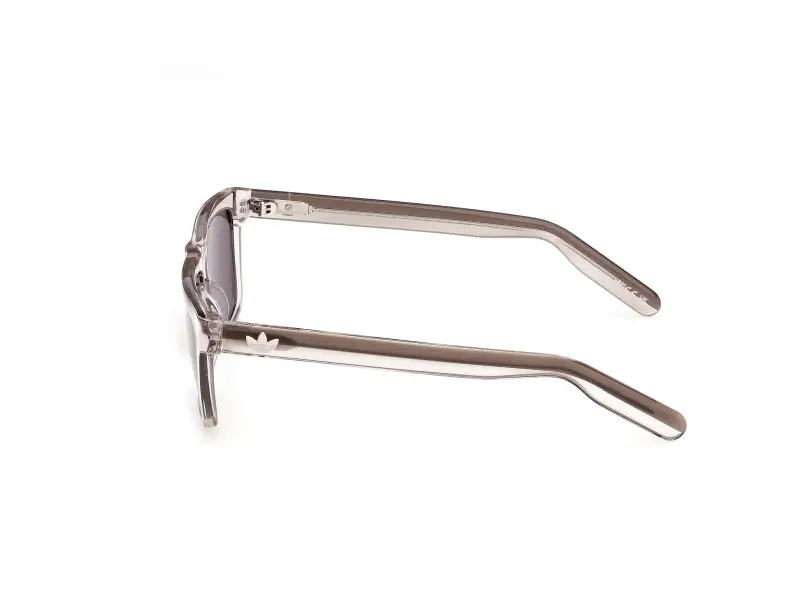 Unisex Adidas Sport OR0147 57Y Occhiali da sole Acetato Beige Fumo Squadrata Normale miniatura 3