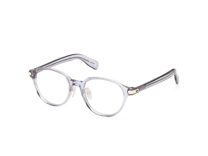 Unisex Adidas Sport OR5133-H 020 Montature da vista Acetato Grigio Rotonda Normale